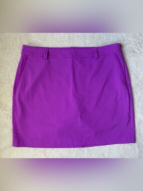 NWOT Polo Golf by Ralph Lauren Purple Golf Skirt Women Size 14